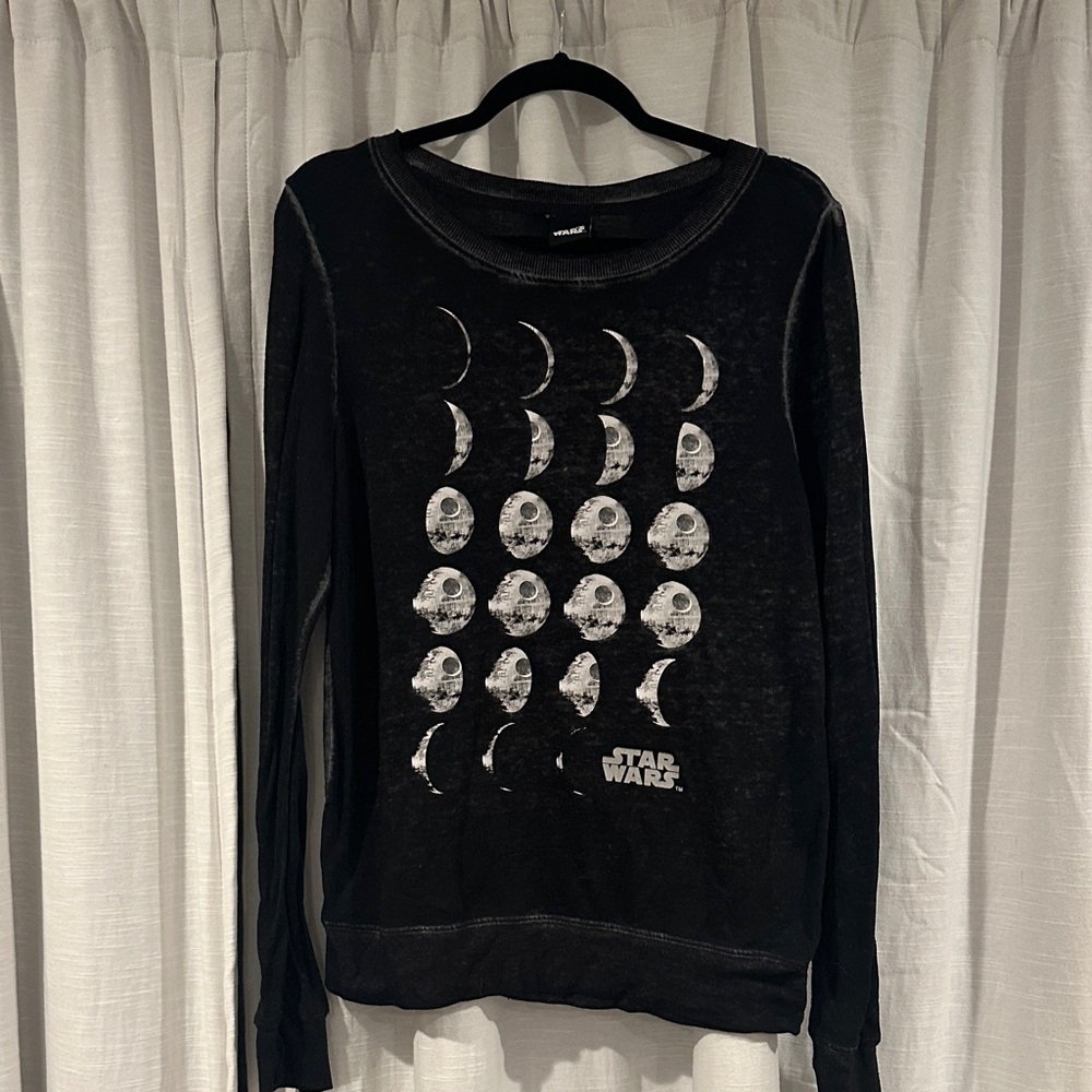 Star Wars Black Graphic Long sleeve Shirt